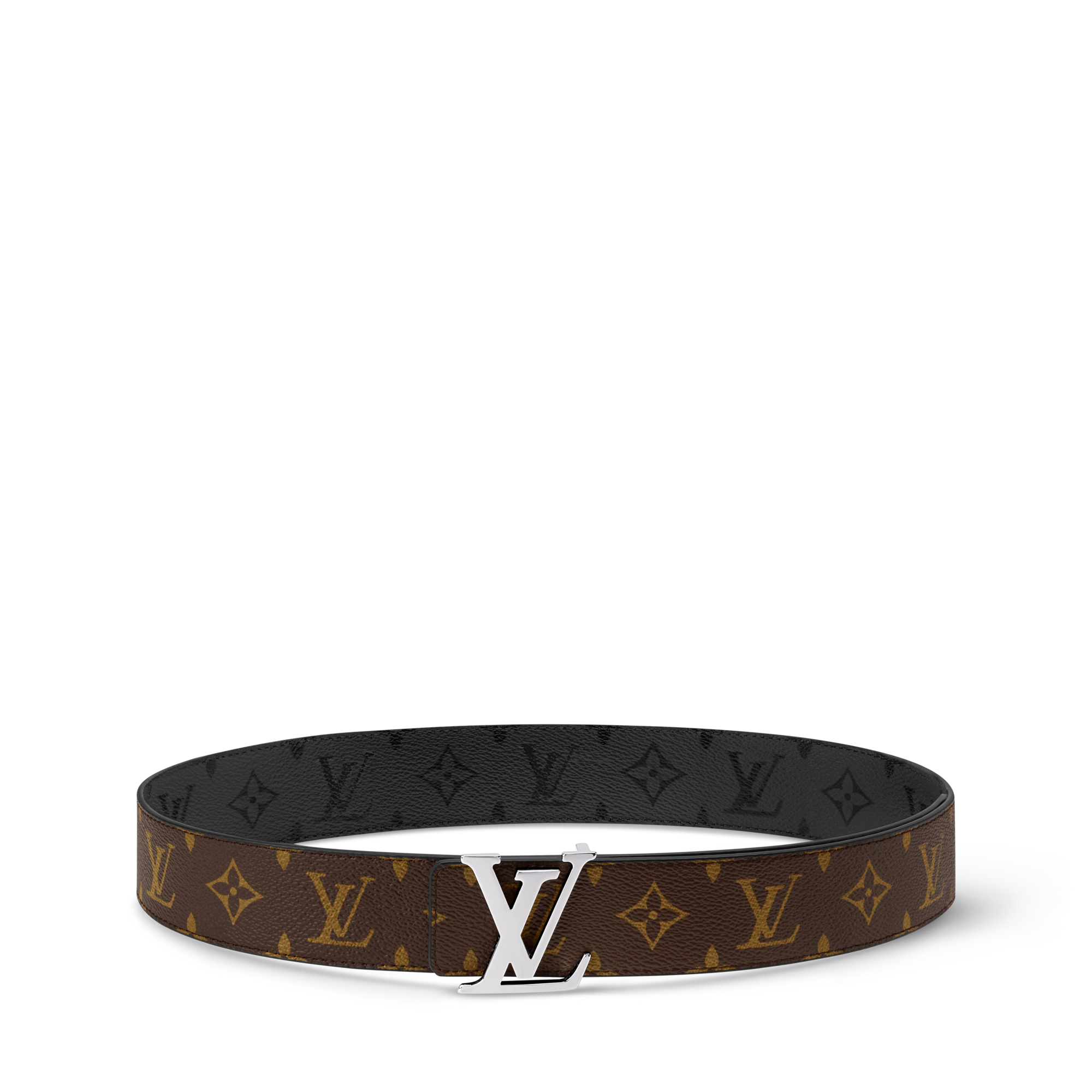ベルト・LV イニシャル 40MM リバーシブル モノグラム・ミッドナイト